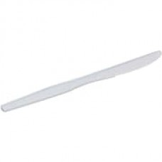 Dixie® Medium-Weight Polypropylene Plastic Knife by GP PRO, White, 1000/Pack (PKM21)