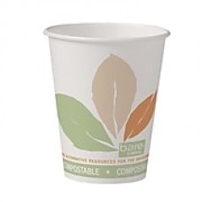 Bare® by Solo® Single-Sided PLA Paper Hot Cups 8 oz., 1000 Count (378PLA-J7234)