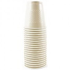 JAM Paper® Plastic Cups, 12 oz, Ivory, 200/box (2255520709b)