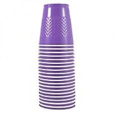 JAM Paper® Plastic Cups, 12 oz, Purple, 200/box (2255520707b)