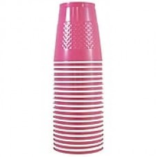 JAM Paper® Plastic Cups, 12 oz, Fuchsia Pink, 200/box (2255520703b)