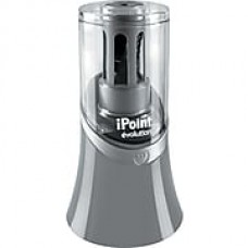 iPoint® KleenEarth® Evolution Desktop Electric Pencil And Crayon Sharpener, Gray