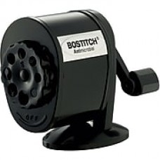 Stanley Bostitch Anitmicrobial Pencil Sharpener, Manual, Black