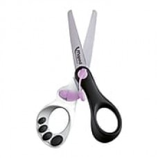 Maped USA Koopy scissors with spring, Blunt Tip, Black and White, 12 packs of 1 (MAP470249)