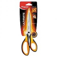 Maped USA Ultimate Scissors, Pointed Tip, 8.25", Orange, 3 packs of 1 (MAP697710)