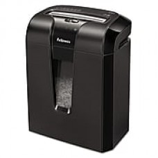 Fellowes® Powershred® 63Cb Cross-Cut Shredder, 10 Sheet Capacity, Black (FEL4600001)