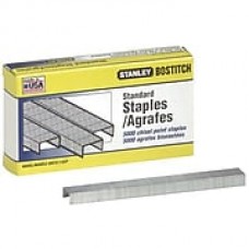 Stanley Bostitch Professional B8a Staples, Chisel Point, for use in any B8a stapler, 12"W, 14"L, 10,000Bx