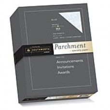 Southworth Parchment Specialty Paper, 8.5" x 11", 24 lb., Parchment Finish, Blue, 500 Sheets/Box (964C)