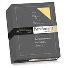 Southworth Parchment Specialty Paper, 8.5" x 11", 24 lb., Gold, 500 Sheets/Box (994C)