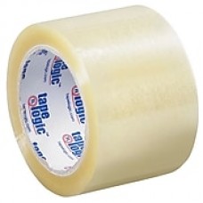 Tape Logic 3" x 110 yds. x 1.6 mil Acrylic Tape,  Clear, 24/Carton