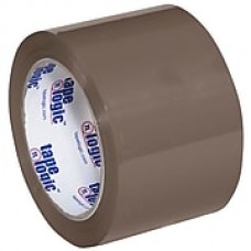 Tape Logic 3" x 110 yds. x 1.6 mil #600 Hot Melt Tape,  Tan, 24/Carton