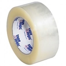 Tape Logic 110 yds. x 2" x 2.2 mil #800 Hot Melt Adhesive Tape, Clear, 6/Pack