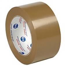 Tape Logic PVC Natural Rubber Tape, 2.2 Mil, 2" x 55 yds., Tan, 6/Case (T901530T6PK)