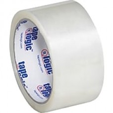 Tape Logic® #600 Hot Melt Tape, 2" x 55 yds., Clear, 6/Case