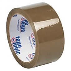 Tape Logic® #50 Natural Rubber Tape, 1.9 Mil, 2" x 55 yds., Tan, 36/Case