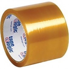 Tape Logic® Natural Rubber Tape, 2.2 Mil, 3" x 110 yds., Clear, 24/Case (T90551)