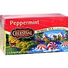 Celestial Seasonings Herb Tea Peppermint - 20 Tea Bags - Case of 6