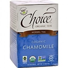 Choice Organic Teas Chamomile Herb Tea - 20 Tea Bags - Case of 6