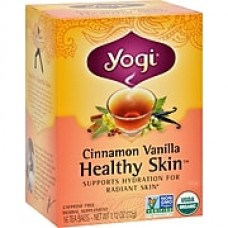 Yogi Teas Cinnamon Vanilla Healthy Skin Tea - 16 Tea Bags - Case of 6