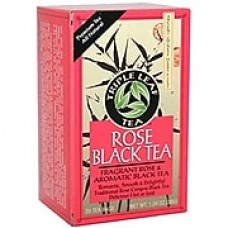 Triple Leaf Tea - Black Tea - Rose - 20 Tea Bags - Case of 6