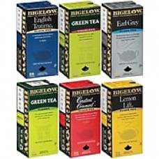 Bigelow® Assorted Flavor Teas, Regular, 28 Count (Pack of 6), 168 Tea Bags/Box (RCB15577)