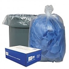 Classic Clear Linear Low-Density Can Liners Trash Bags, 0.71 mil Thickness, Clear, 30 gal, 250/Carton (WEBBC37)