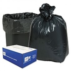 Classic Linear Low-Density Can Liners Trash Bags, 0.6 mil Thickness, Black, 16 gal, 500/Carton (WEBB33)