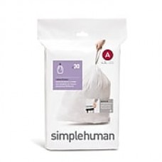 simplehuman Code A Custom Fit Trash Can Liner, (360 Count), 4.5 Liter / 1.2 Gallon