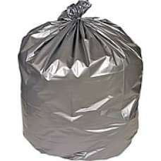 Brighton Professional, Trash Bags, 30-33 Gallon, 33x40, Low Density, 1.5 Mil, Silver, 100 CT