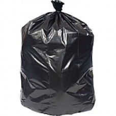 Brighton Professional, Trash Bags, 40-45 Gallon, 40x46, Low Density, 0.65 Mil, Black, 125 CT