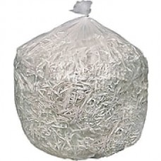 Brighton Professional, Trash Bags, 10-13 Gallon, 24x24, High Density, 6 Mic, Natural, 1000 CT, 20 rolls of 50 bags per roll