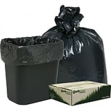 Webster® Earthsense® Commercial Recycled Trash Bags, Black, 7-10 Gallon, 500 Bags/Box